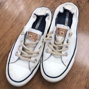 Converse Creme Slip-Ons Size 7